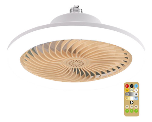 Luz Led Grande Para Ventilador De Viento Con Mando A Distanc