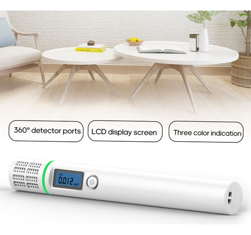 Detector De Precisión Tester Sensor Pantalla Tvoc Con Med