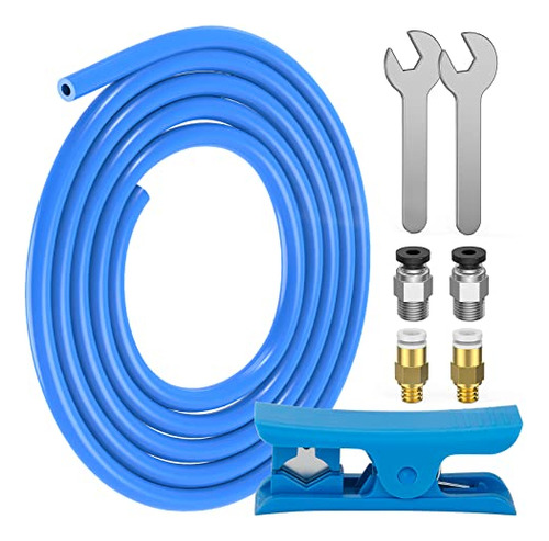 Tubo Bowden Ender 3, Ptfe Azul De 1 M, 1,75 Mm, Impresora 3d