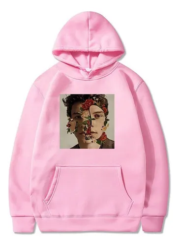 Sudadera Con Capucha Shawn Mendes Otoño Mujer Impresión Hip