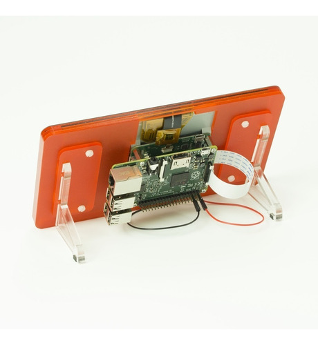 Raspberry Pi 2 Pantalla Display Monitor Touch 7'' Oficial