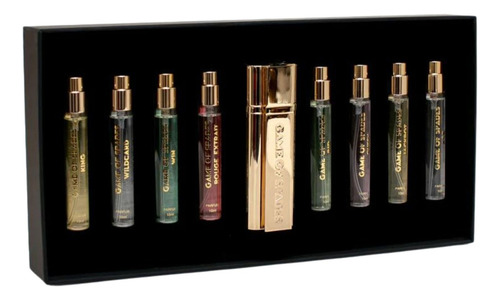 Set Perfumes Game Of Spade Discovery Set Mini 9pz 10ml C/u Volumen De La Unidad 10 Ml