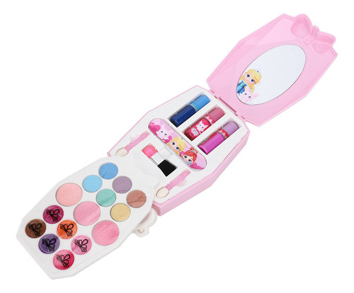 Caja De Belleza Portátil Para Maquillaje Infantil, Soluble E