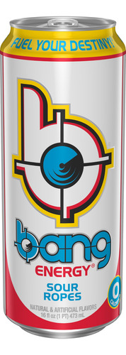 Bebida Energética Sin Azúcar Bang Energy Sour Ropes 12 Unida