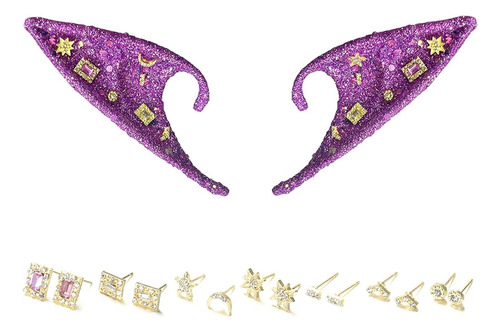 Orejas De Elfo Con Piercings - Cosplay Fairy Pixie Elf Ears 