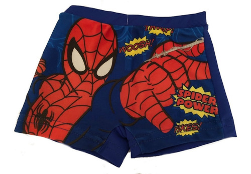 Malla Boxer Tipo Zunga Spiderman Hombre Araña Hasta 1 Año