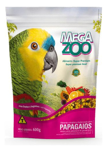 Megazoo Mix Papagaio Tropical 700g