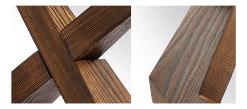 Cyz Expositor De Madera Con Soporte Para Platos Y Libros De