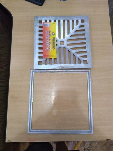 Ralo Grelha De Alumínio Com Aro 30x30 Cm