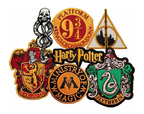 Parches Bordados Harry Potter Precio Por Unidad 