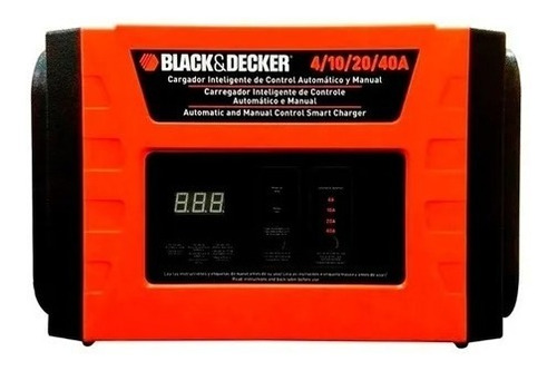 Cargador Batería Inteligente 40a Black & Decker Bc40-ar