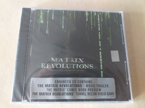 Cd Matrix Revolutions - O S T  Varios Interpretes