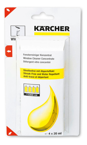 Detergente Para Limpiador De Vidrios Rm 503, 20ml Kärcher