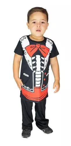 Fantasia Halloween Menino Mariachi Esqueleto Mexicano Infant em