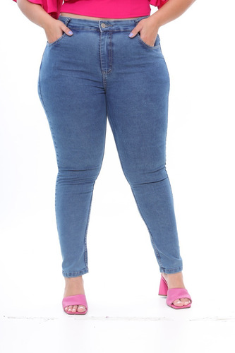 Calça Jeans Plus Size  Com Lycra Do 46 Ao 52 Pronta Entrega