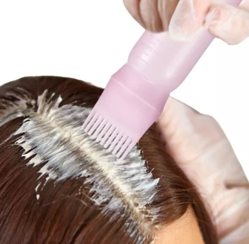 Pente Aplicador De Tintura Para Pintar O Cabelo Sem Sujeira 