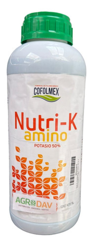 Nutri K, Fertilizante Potasio 50 % Y Aminoacidos 1 Litro