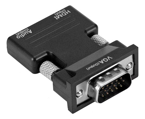 Adaptador Conversor Hdmi A Vga Audio 3.5mm