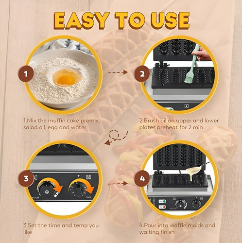 Maquina Para Waffles Hot Dog Maker Wafleras Con Formas 1550w Wafleras Con Formas Waffles Maquina Para Hacer Waffles Maquina De Waffles Guaflera Electrica Antiadherente Wuaffle Pasteleriacl