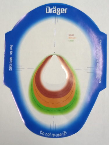 Imagen 4 de 5 de Mascarilla Oronasal Bipap Marca Dräger Talla Grande