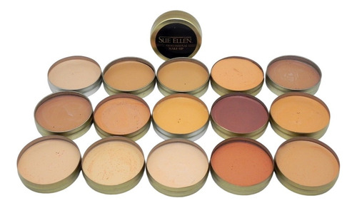 Maquillaje 30 Gr Con Nano Partículas De Oro Sue Ellen Gold 