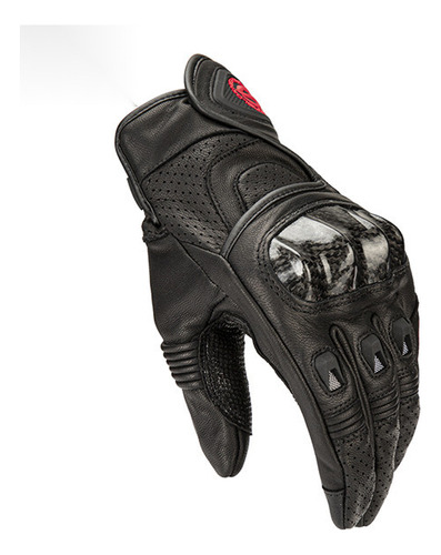 Guantes De Cuero De Fibra Para Carreras De Motocicletas, Ant