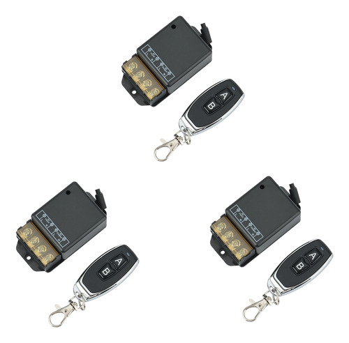 3 Interruptores De Control Remoto Rf De 433 Mhz, 220 V, Ac30