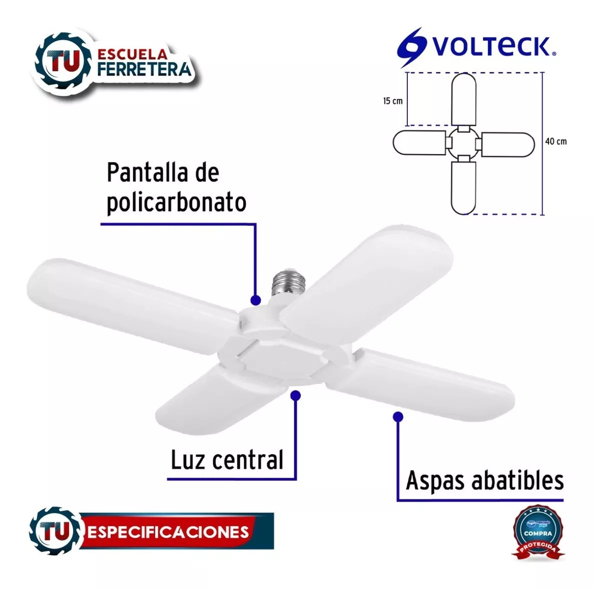 Tercera imagen para búsqueda de lampara ventilador