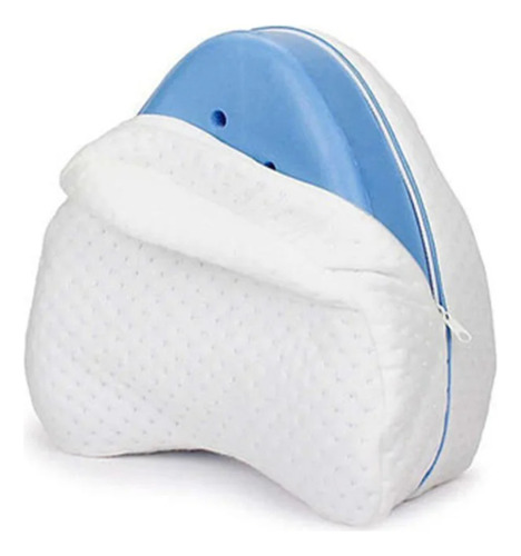 Shopjrp Anatômico travesseiro almofada apoio joelho leg coluna gravidez sono cor branco