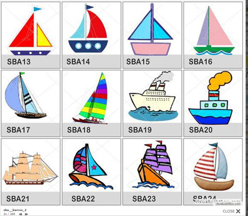 Souvenirs Marineritos Nauticos X10 Con Vidrio 14x19cm