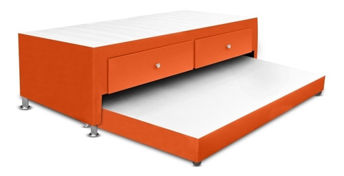 Cama Nido Duplex 120x190 Con Cajones+colchón Aux.
