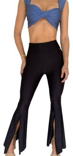 Leggins Campana Con Abertura En Bota ( Rl243)