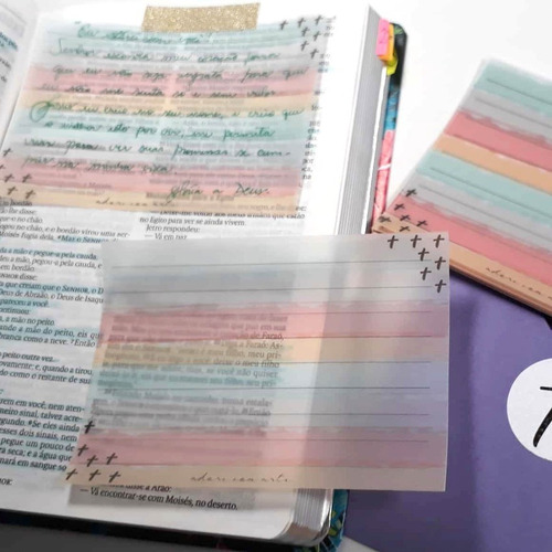 Bloco Para Anotações Vellum Modelo Listra | Bible Journaling | MercadoLivre Bloco Para Anotações Vellum Modelo Listra | Bible Journaling | MercadoLivre