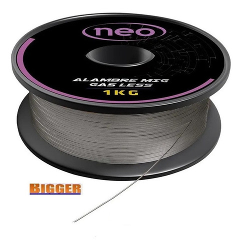Imagen 3 de 6 de Alambre Flux Mig Gladiator Suelda Sin Gas Rollo 0,6mm 1kg