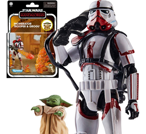Incinerator Trooper & Grogu Vintage Collection 3.75 Nuevo (Usado)