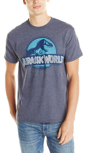 Jurassic Park Camiseta Con Logo De Jurassic World Para Hombr