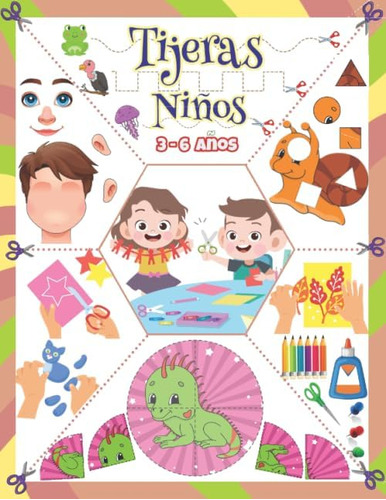 Libro: Tijeras Niños 3-6 Años: Libro Manualidades Corta