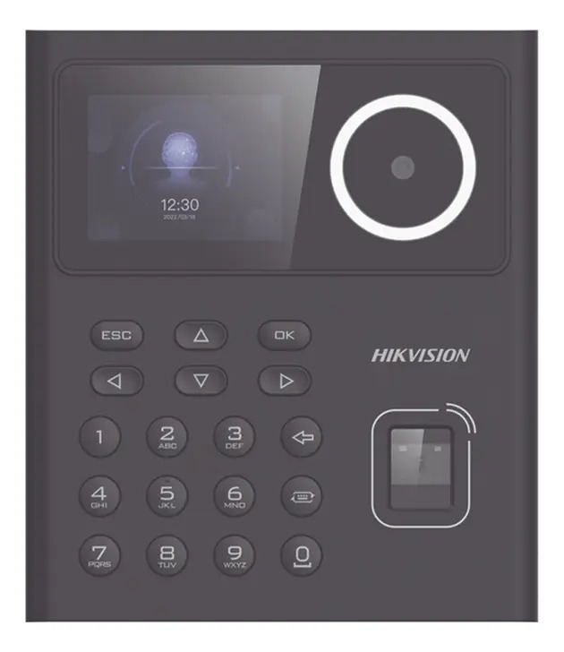 Biométrico Facial Reloj Wifi Huella Tarjeta Rostro Batería Color Negro