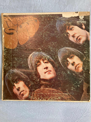 The Beatles /rubber Soul Lp Vinilo Green Label 1970 Mx