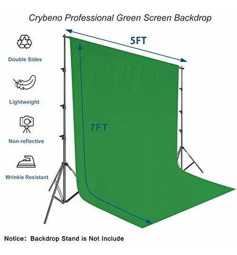 Imagen 4 de 6 de Fondos De Pantalla Verde, Tela De Fondo De Fotografía De Col