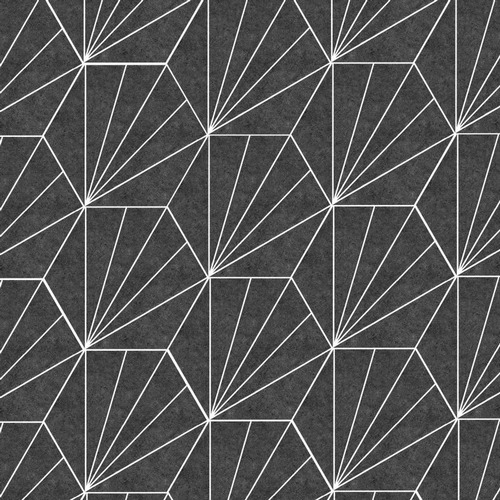 Porcelanato Aster Negro Mate Hexagonal 22x25 Cm