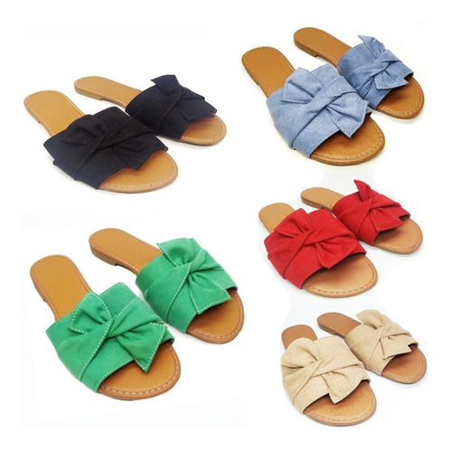 Imagem 7 de 7 de Rasteira Chinelo Rasteirinha Feminina Laço Lançamento