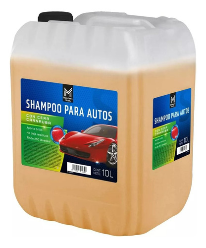 Shampoo Para Autos Con Cera De Carnauba 10 Lts Member's Mark