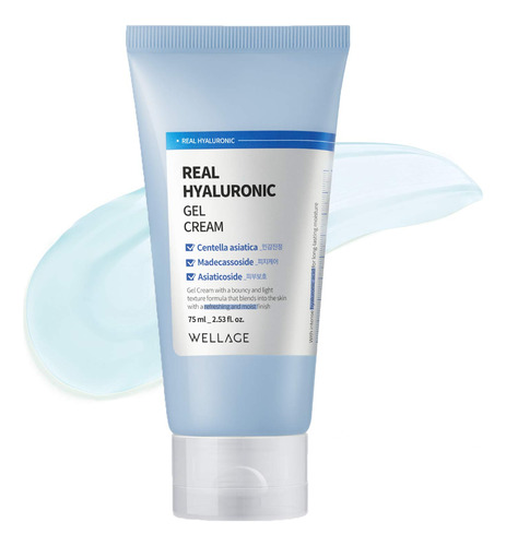 Wellage Crema De Gel Hialuronico De 2.5 Fl Oz (2.5 Onzas Liq