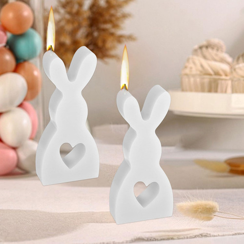 Molde Silicona Vela Conejo De Pascua Chico