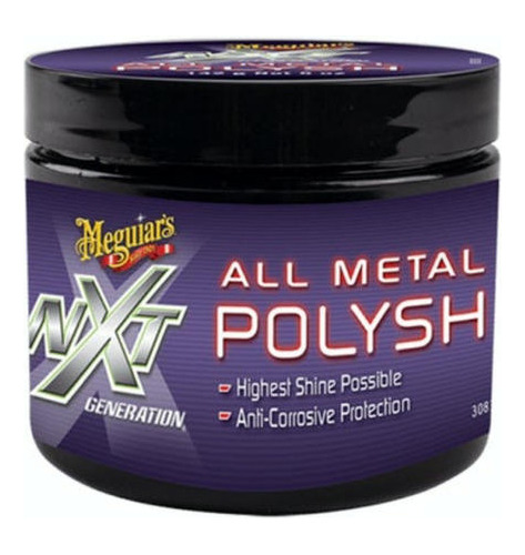 Meguiars Nxt All Metal Polish 142 Gr - Pulidor De Metales