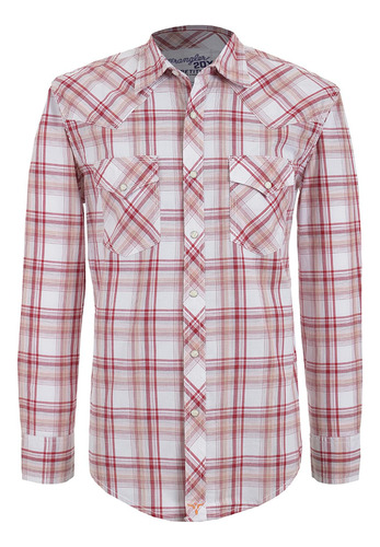 Camisa Vaquera Wrangler Hombre Manga Larga 77r