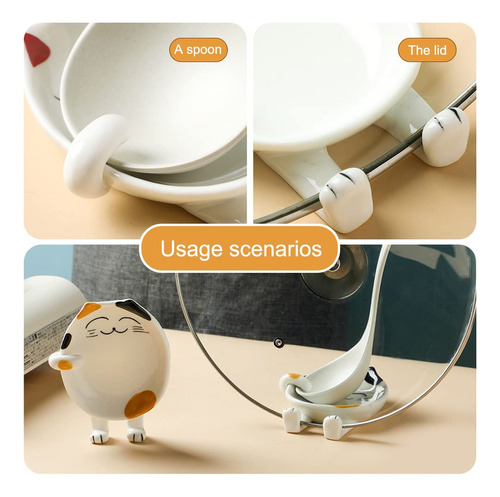 Soporte De Cuchara Para Gato Soporte De Cuchara De Cerámica