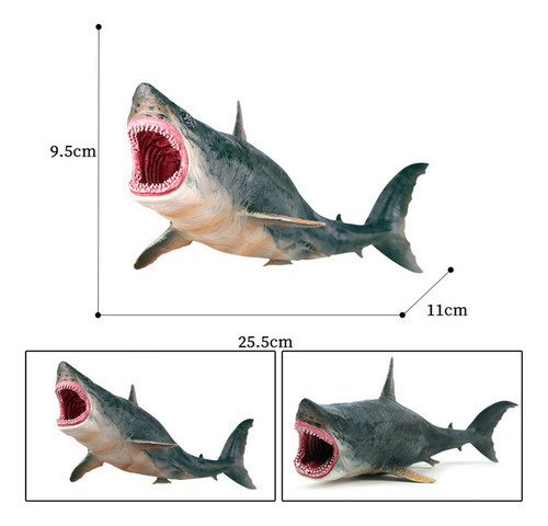 Figuras De Acción Con Forma De Tiburón En Miniatura, Vida Ma
