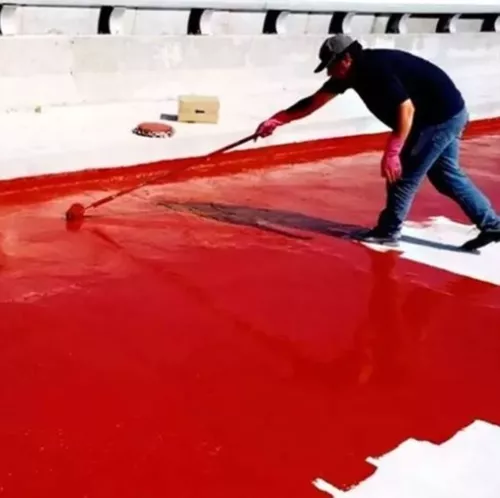 Membrana Liquida Terraza Transitable Color Roja Blanca Verde  Impermeabilizante Pintura Antihongos Rapido Secado 20 Kilos
